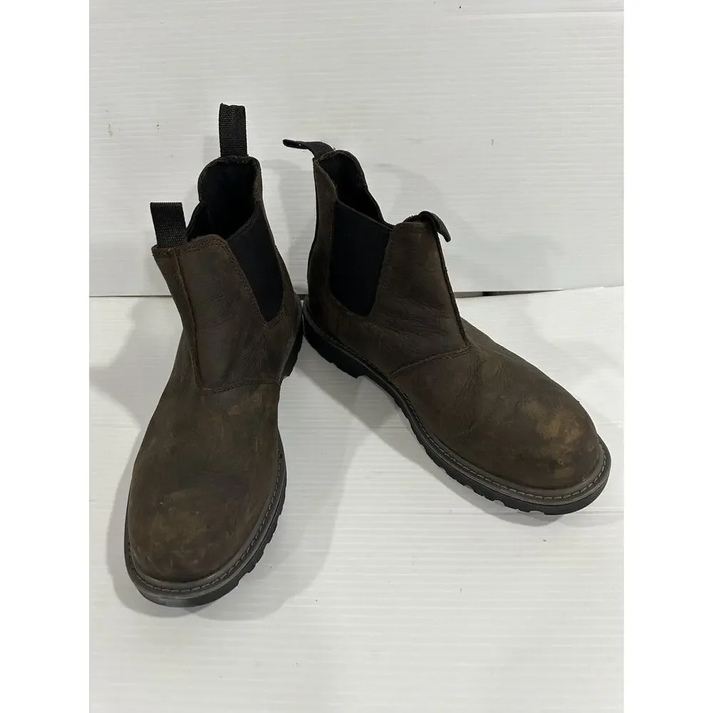 Men Wolverine Floorhand Waterproof Work Boot Brown SZ 10.510EW